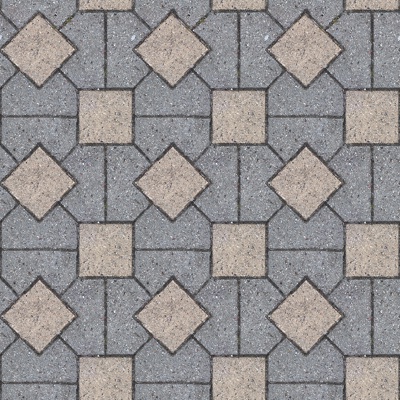 Seamless cement parquet floor tile pavement road ground square paving