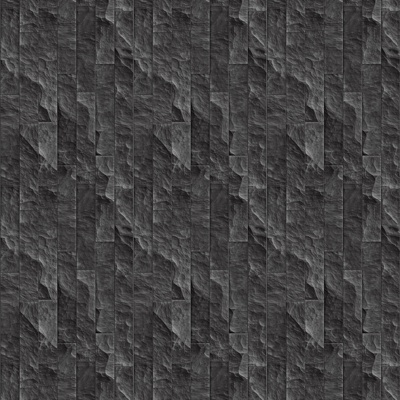 Seamless dark texture culture stone PU rubble