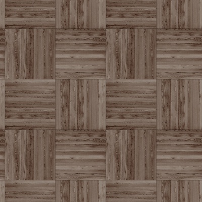 Seamless Geometric Square Parquet Pattern Textured Wood Floor