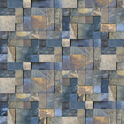 Seamless outdoor building culture stone parquet rock tile wall tile wall ground