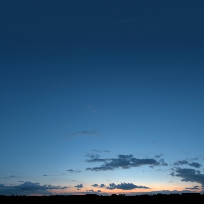 Outdoor Night View Panoramic Sky Dusk Sunset Ball Every Day Empty Night Sky