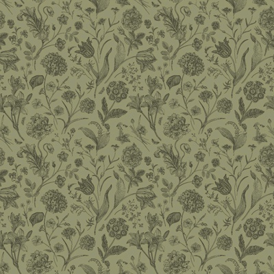 Seamless Middle Ancient Light French Floral Wallpaper Wall Cloth Wallpaper