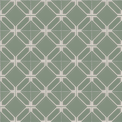 Gray green vintage pattern tiles