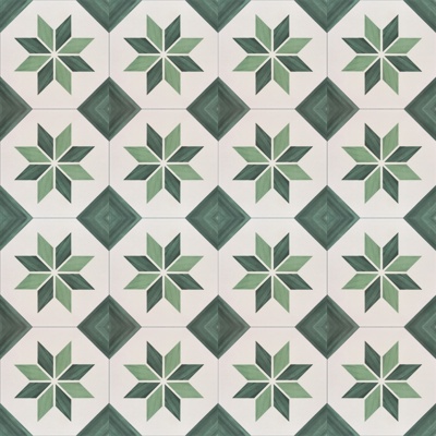 HD Tile Retro Simple Geometric Parquet