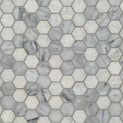 hexagonal marble