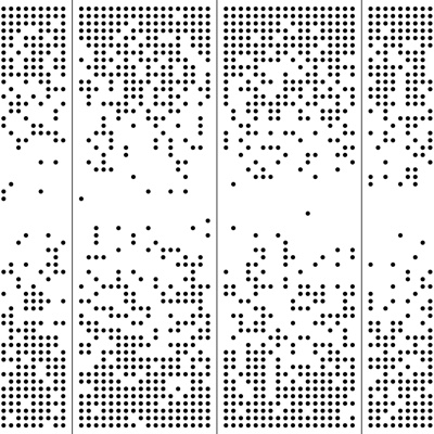 Perforated plate black and white gradient perforated plate perforated metal plate hollow aluminum plate black and white hole plate black