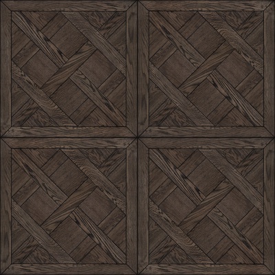 Seamless Geometric Parquet Textured Wood Floor