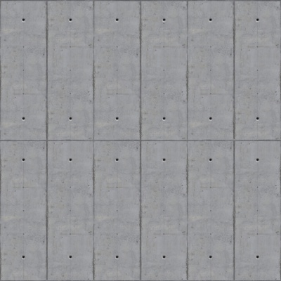 Seamless gray old concrete cement building exterior wall