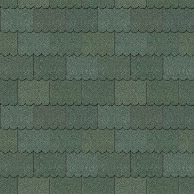 Seamless villa building roof asphalt tiles