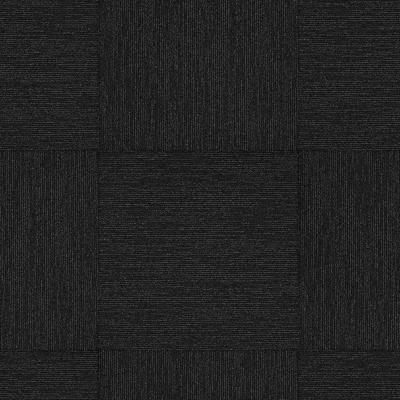 Seamless modern hotel office black geometric pattern full carpet floor mat