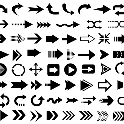 PSD Wind-free Analysis Chart Indicating Arrow