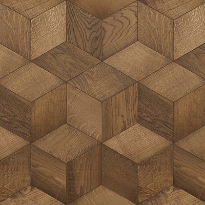 Seamless Geometric Square Parquet Pattern Textured Wood Floor