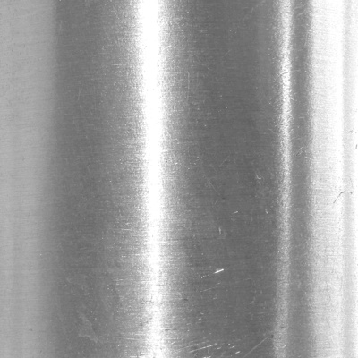 Silver gray brushed stainless steel polished metal plate