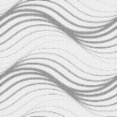 Abstract Curve Gradient Texture Perforated Panel