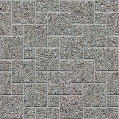 Seamless granite stone geometric parquet floor tile sidewalk road ground square paving