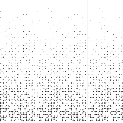 Gradual Perforated Sheet Metal