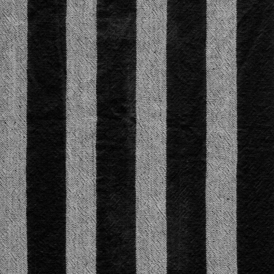 Grey striped fabric