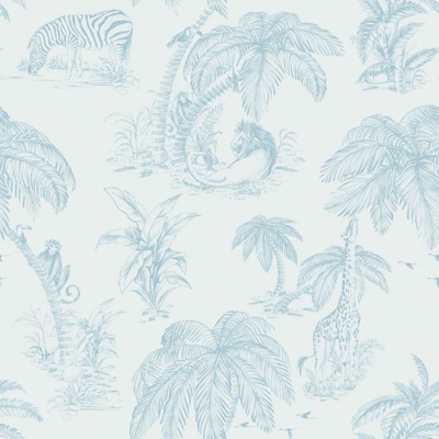 Blue pattern wallpaper