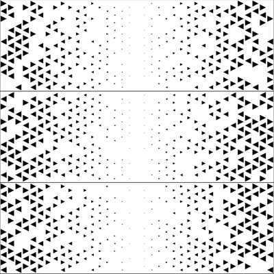 Black and white gradient metal perforated plate