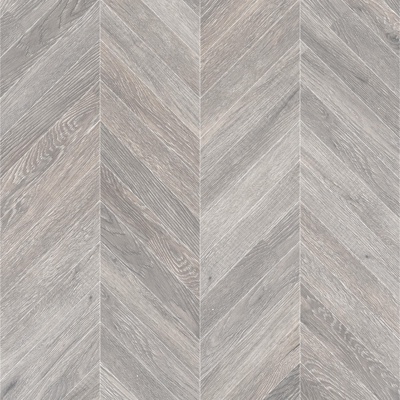 Grey brown fishbone wood floor