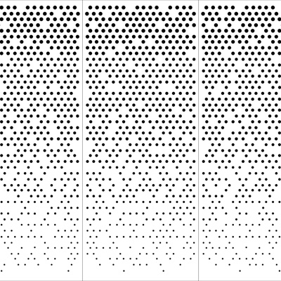 Metal perforated plate black and white gradient perforated aluminum plate