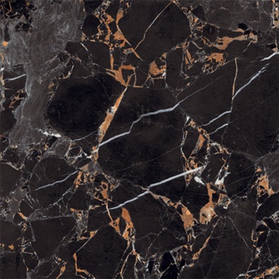 Black Golden Flower Marble Black Marble