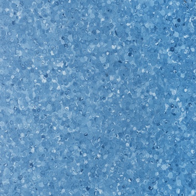 Blue rubber flooring