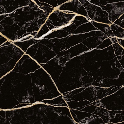 Black Golden Flower Marble