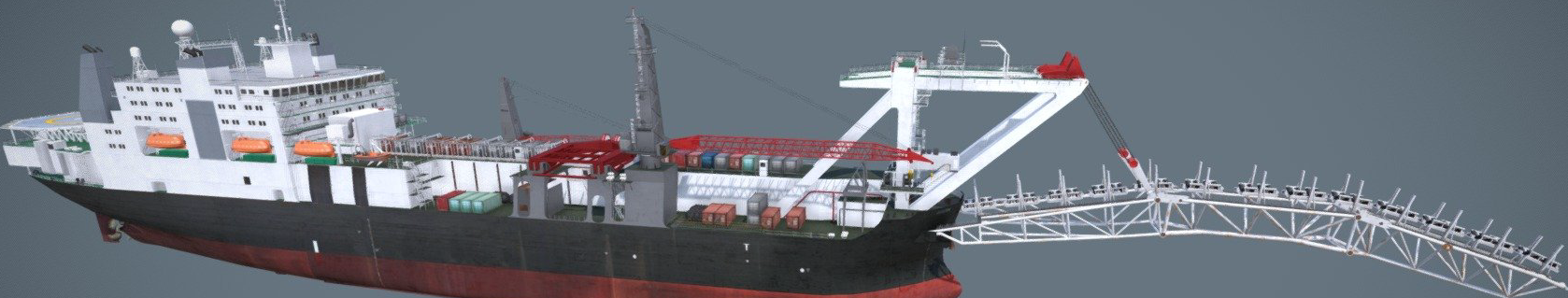 pipeline laying ship