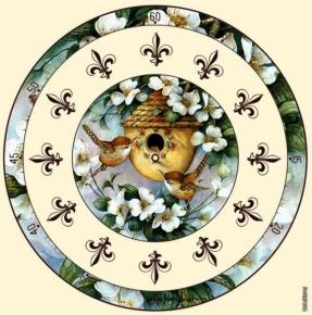 Decorative painting-European and American clock 45