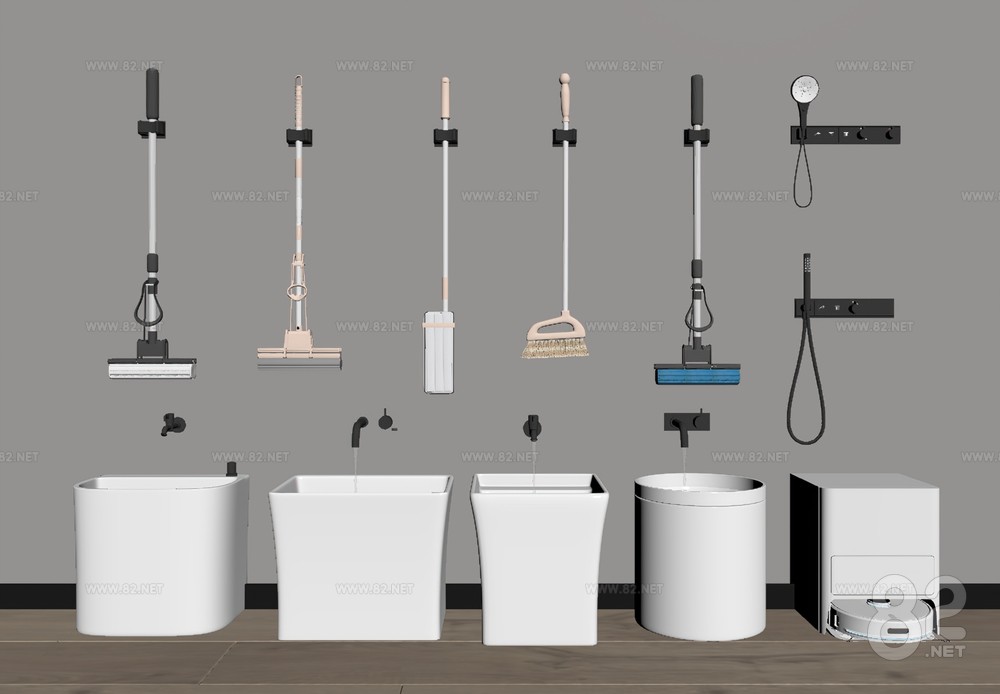 Mop pool mop pool faucet