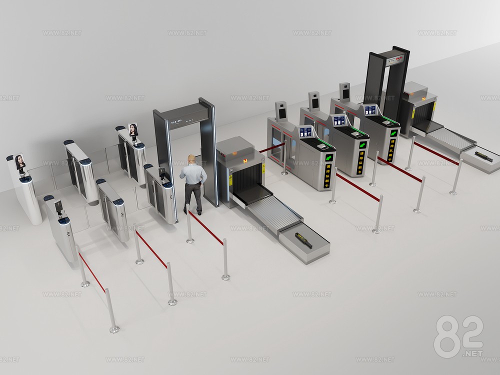 Security inspection equipment, access control machine, gate machine 3D ...