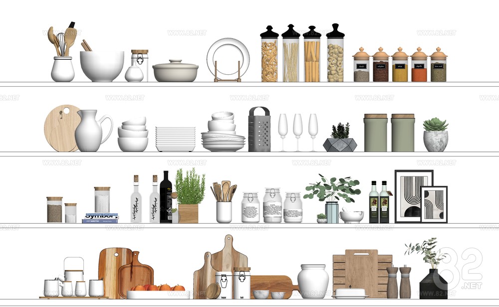modern kitchenware tableware seasoning dishes
