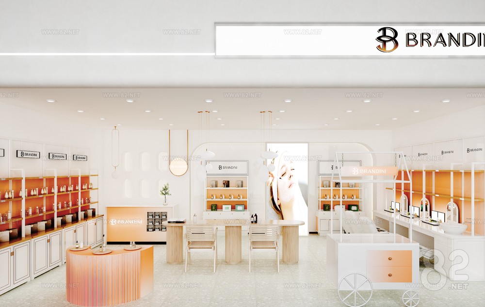 Modern Beauty Shop Cosmetics Shop
