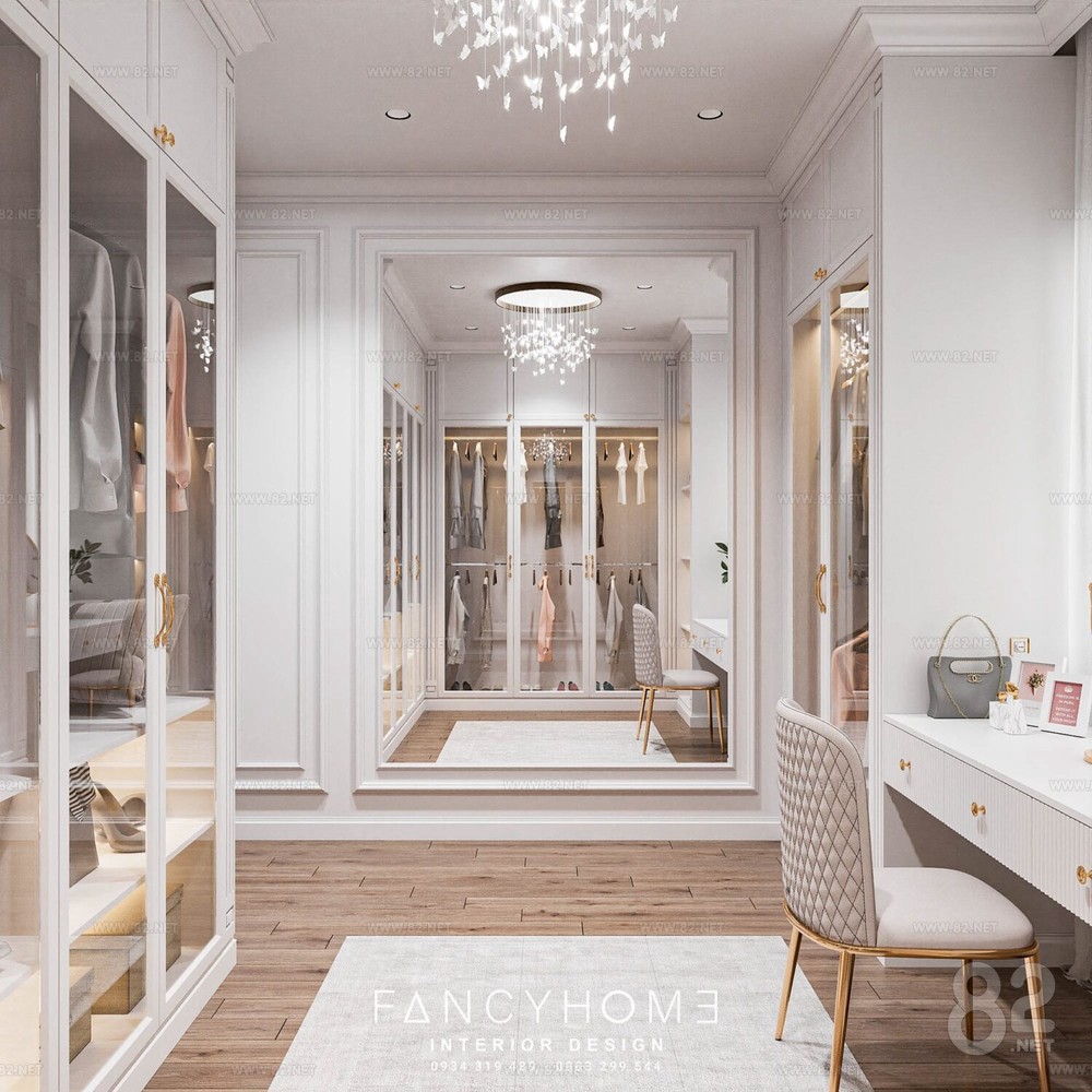Affordable Luxury Style Creative Cloakroom | 3Ds Max(.max) - 82Models