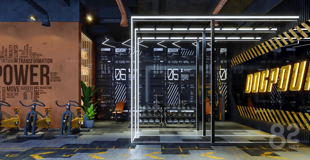 Industrial wind gym