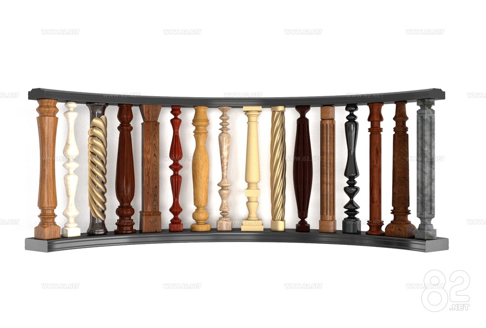 Railing free | 3Ds Max(.max) - 82Models