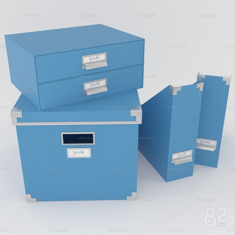 Office folder box free 3D Model | 3Ds Max(.max) - 82Models