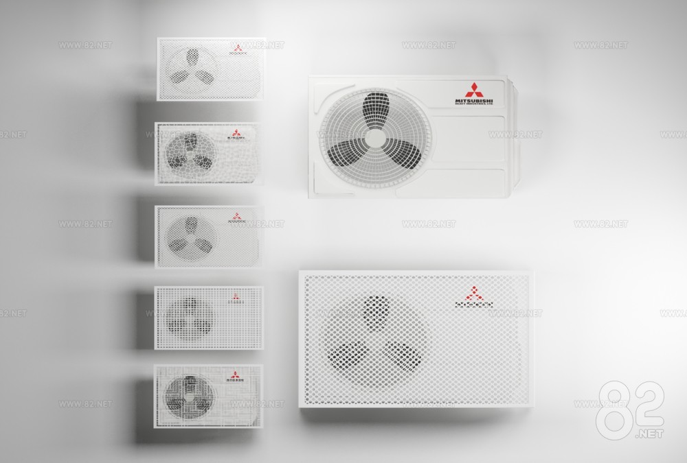 Air conditioning outside the unit free of charge 3D Model | 3Ds Max ...
