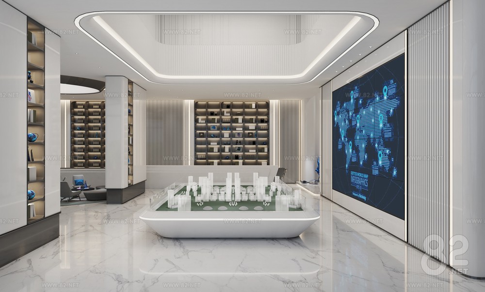 Sales Office | 3Ds Max(.max) - 82Models