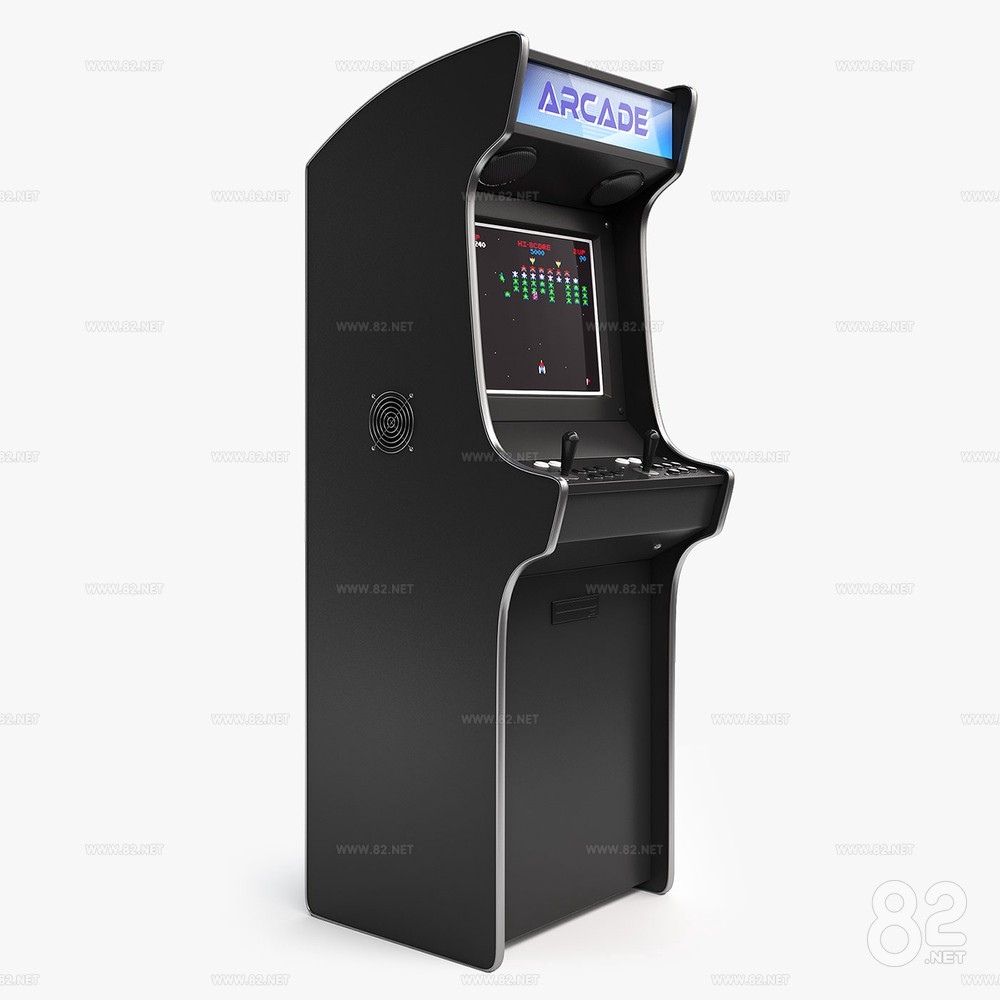 Arcade game machine free 3D Model | 3Ds Max(.max) - 82Models