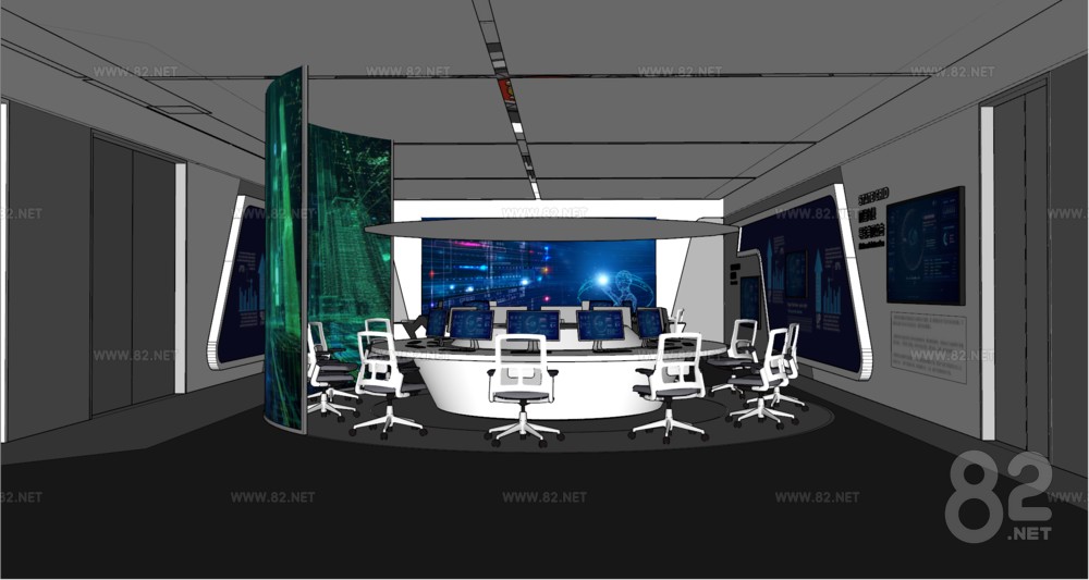 Modern Command Room