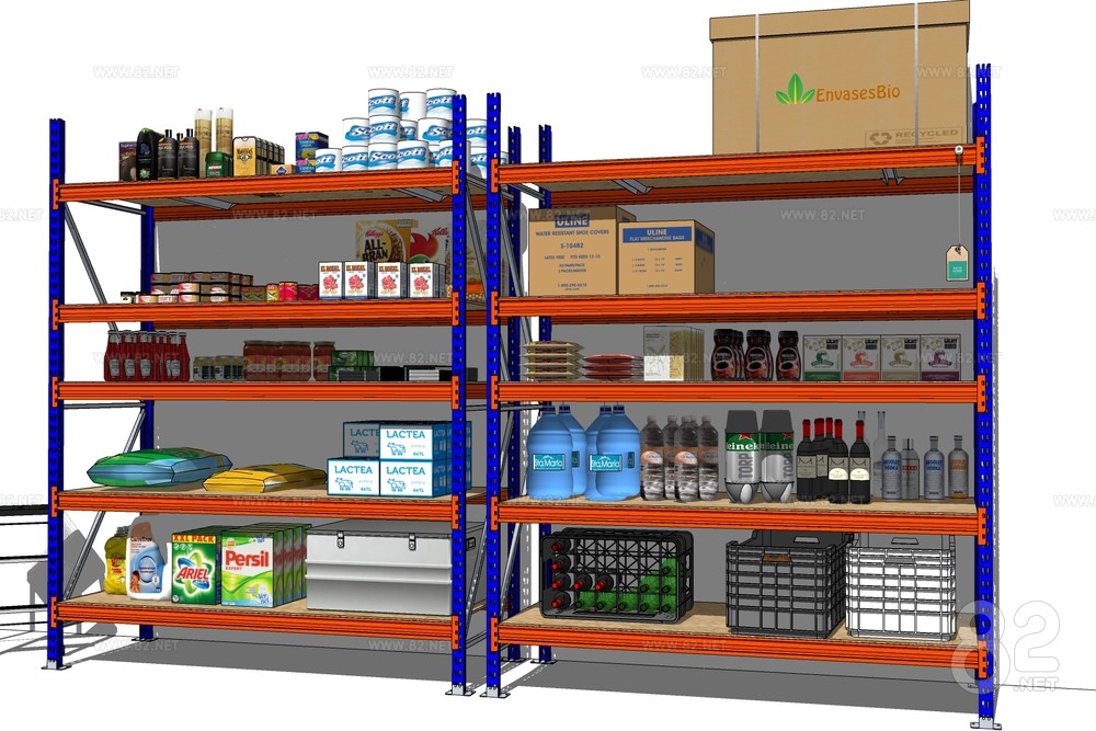 Shelf Sketchup Model | SketchUp(.skp) - 82Models
