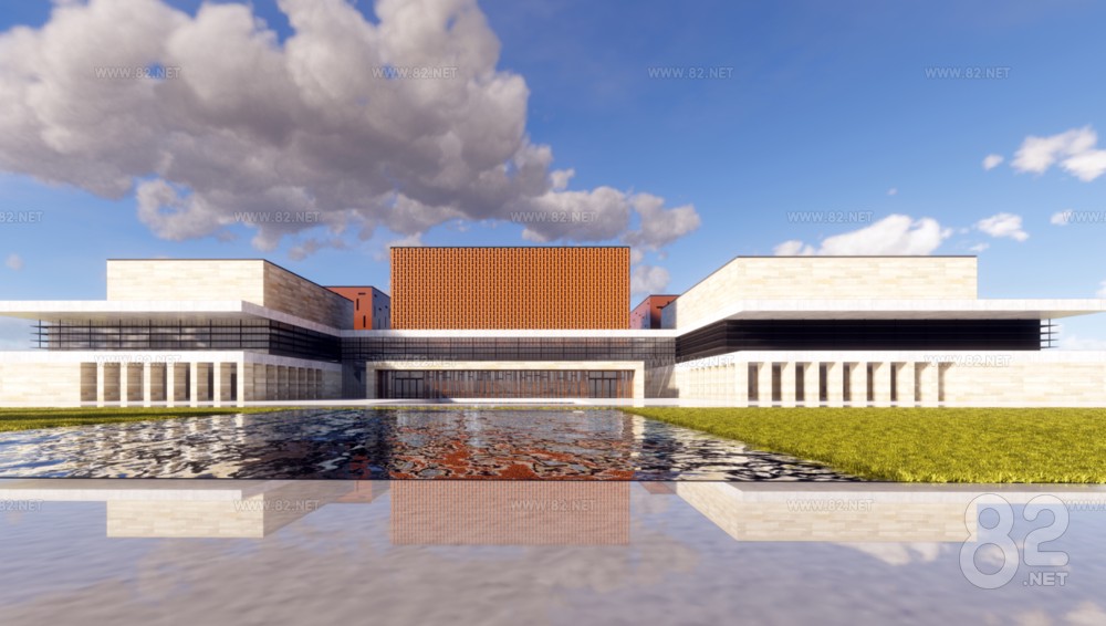 Modern Multi-storey Office Building Research Center