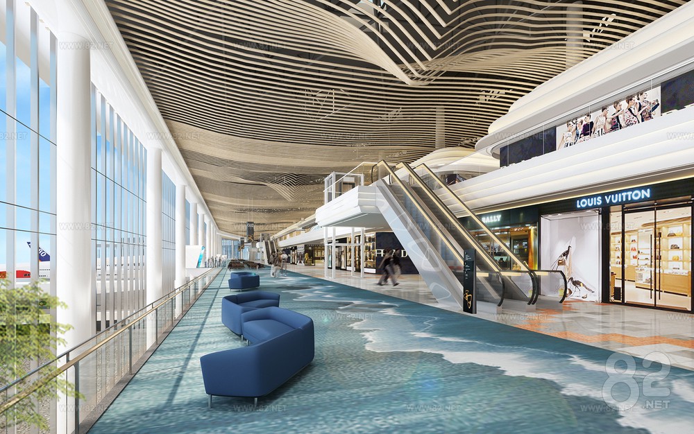 Open Terminal 3D Model | 3Ds Max(.max) - 82Models