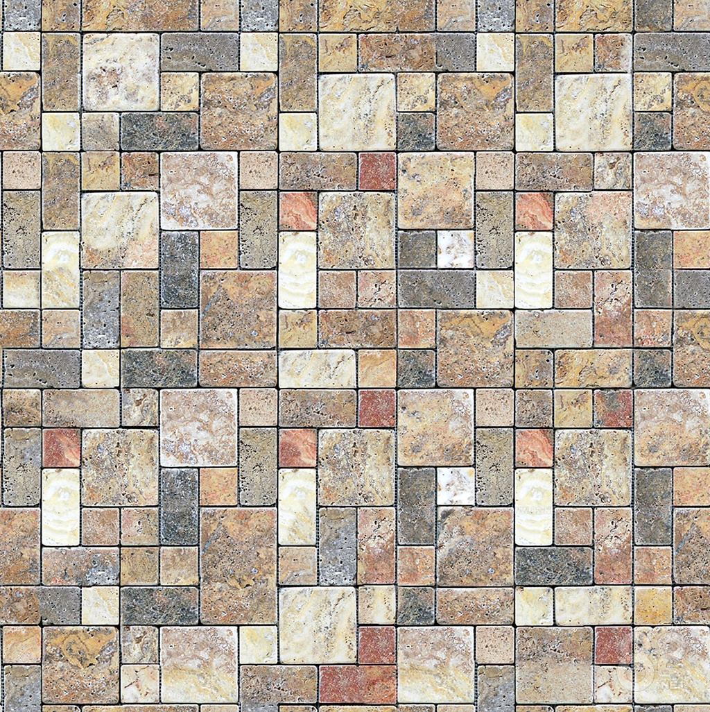 Seamless granite stone parquet floor tile sidewalk road ground square ...
