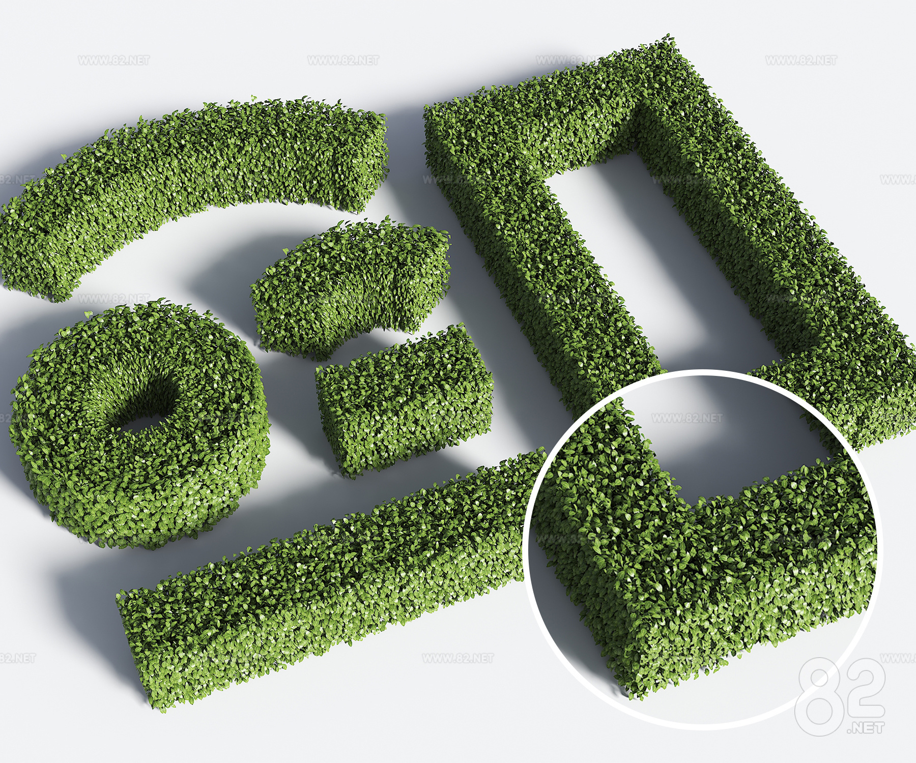 Shrubs | Material Files (.mat) - 82Models