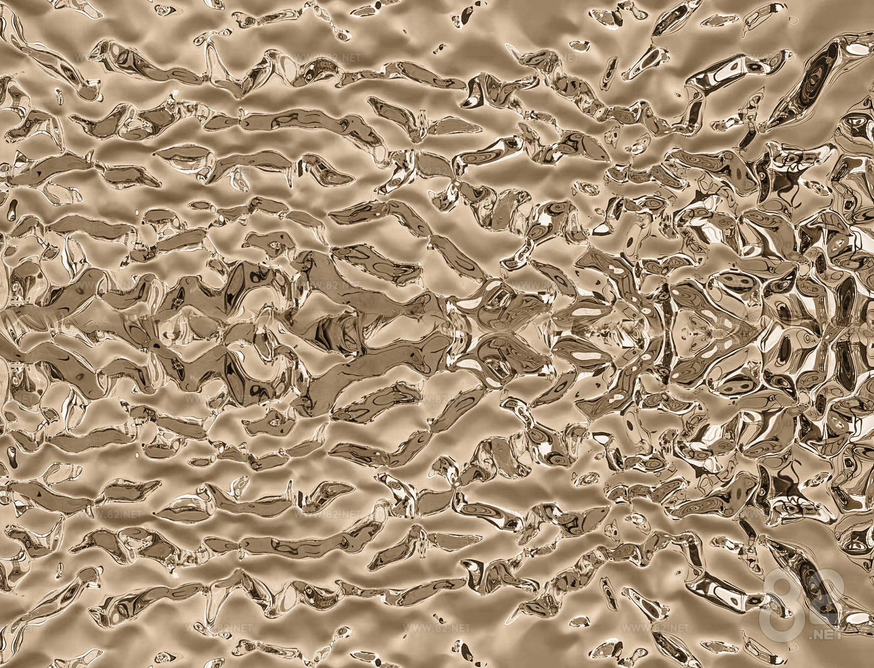 Water Ripple Stainless Steel 3D | Texture Maps (.jpg .png) - 82Models