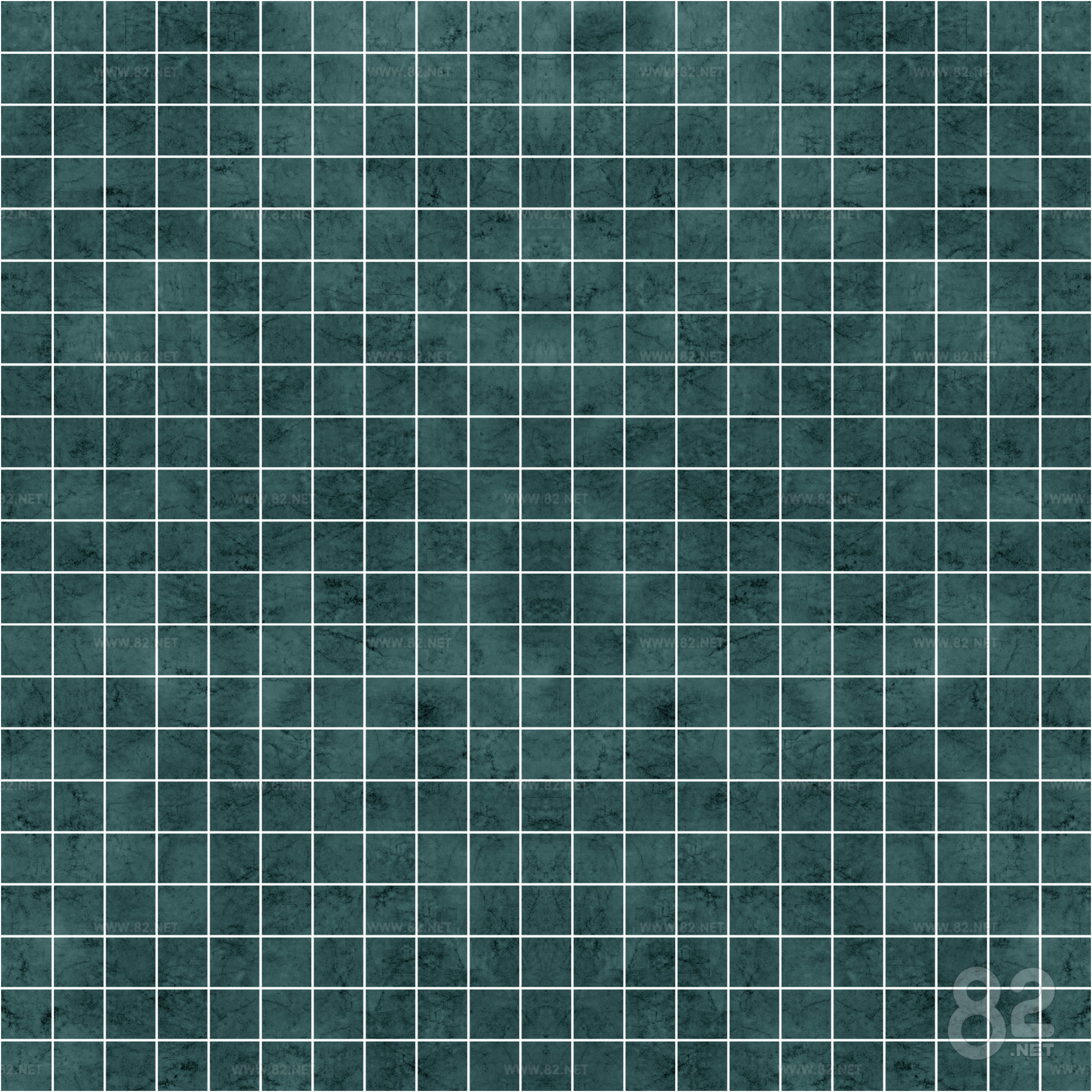 Green Retro Port Style Mosaic 3D | Texture Maps (.jpg .png) - 82Models