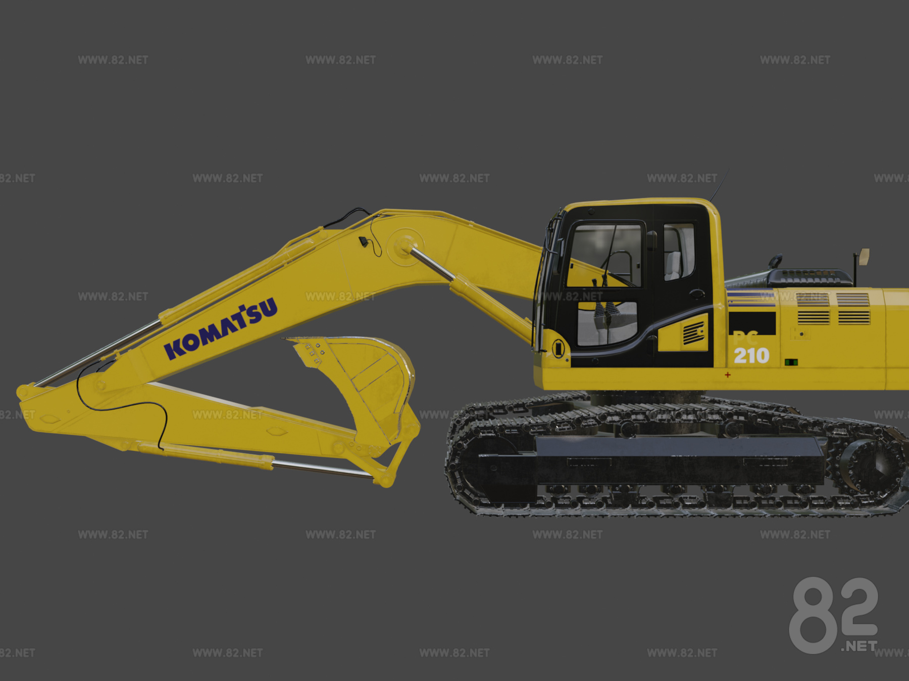 Excavator crane
